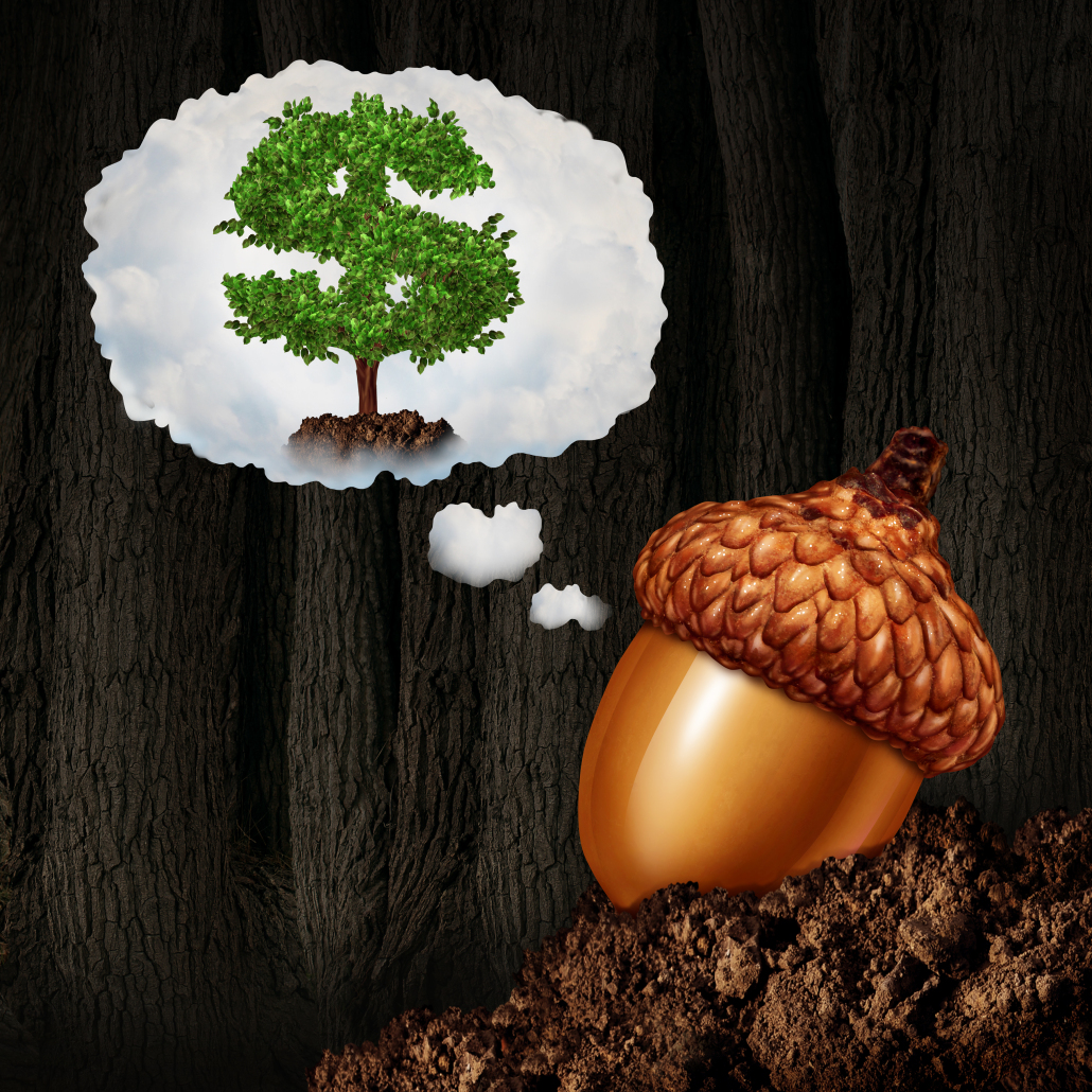 Your savings have big aspirations. More savings means potential for a bigger ‘money tree’